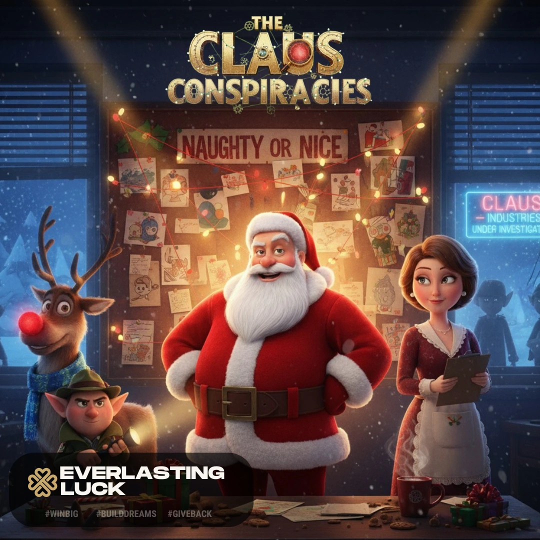 THE CLAUS CONSPIRACIES! ONLY 89p! £37,000 IN PRIZES TO BE WON!